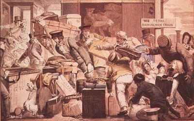 Break of Gauge at Gloucester, Gloucestershire, 6 June 1846 by William James Linton